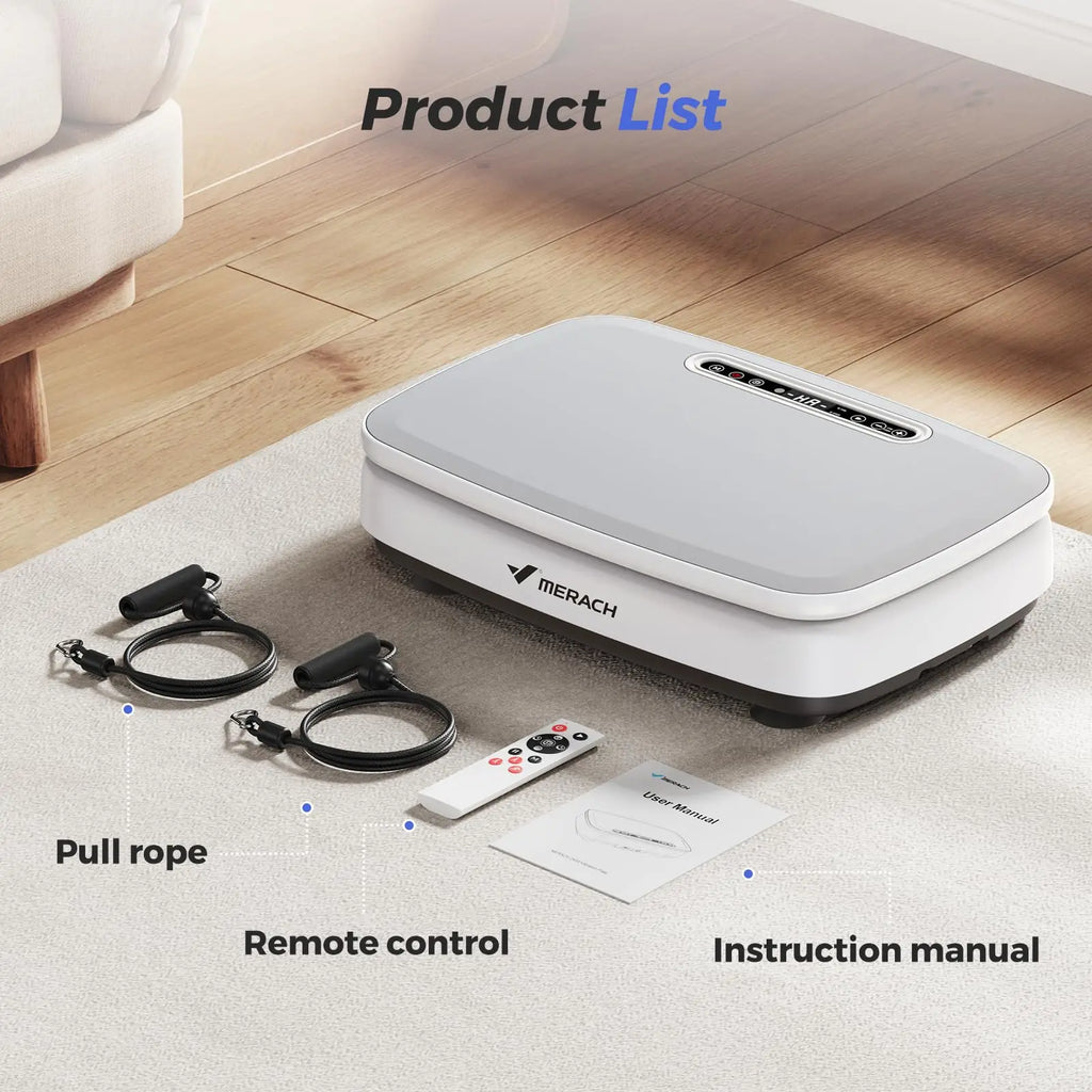 Pro Body Shaper Vibration Plate + Bluetooth & Glow Lights