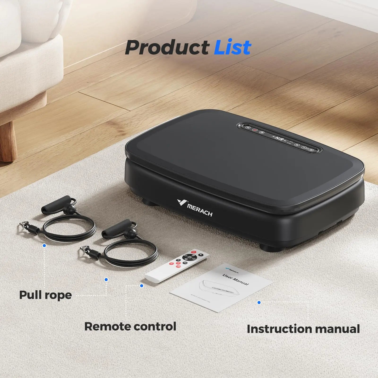 Pro Body Shaper Vibration Plate + Bluetooth & Glow Lights