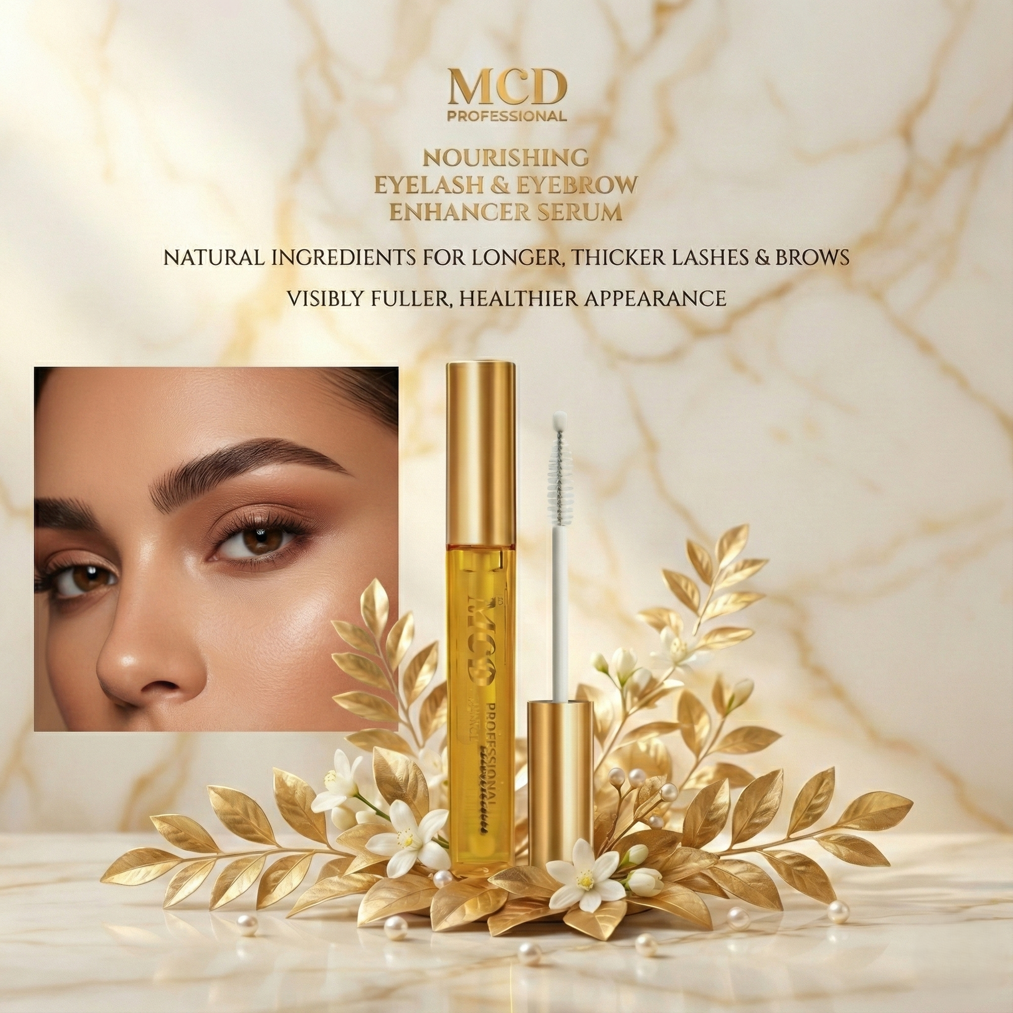 Rapid Lash & Brow Boost Serum – 2x Thicker, Longer Lashes