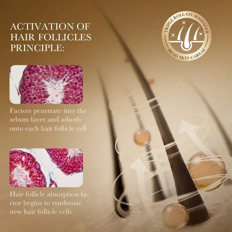 Rapid Regrow Biotin Serum + Scalp Massager